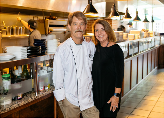 Sandra Morris and Chef Brett Hulbert, Founders