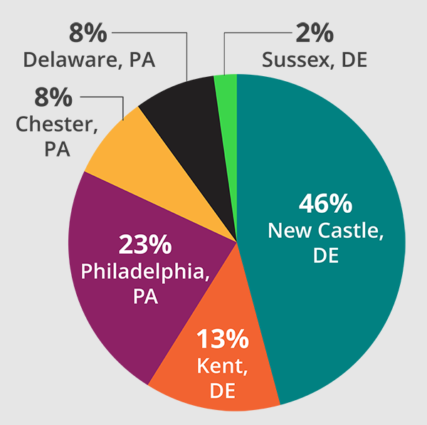 Chart: Loan Dollar Amount By County